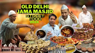 DELHI JAMA MASJID STREET FOOD IN RAMADAN 2024 PREMIUM MUSLIM FOOD PURANI DILLI