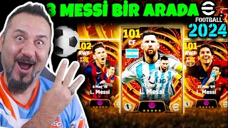 eFootball 2024 (PES 2024) 3 MESSİ BİRDEN TOP AÇILIMI! | eFootball 2024 PAKET AÇILIMI