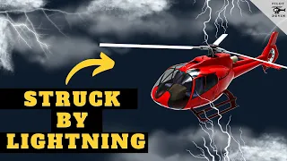 What Happens When A Helicopter Is Struck By Lightning? ⚡️