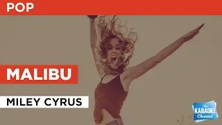 Malibu in the style of Miley Cyrus | Karaoke with Lyrics