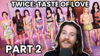 TWICE: Taste of Love (album & lyric reactions) [PT 2 - Baby Blue Love & SOS]