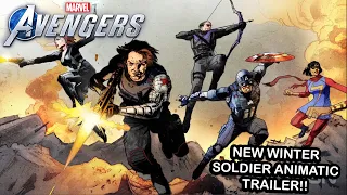 Marvel's Avengers - NEW WINTER SOLDIER ANIMATIC STORY TRAILER!!