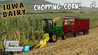 Chopping CORN and making TMR! - IOWA DAIRY - UMRV EP4 - FS22