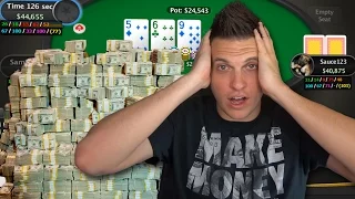 I Played A $25,000 Buy-In Poker Tournament! My BIGGEST Hands...