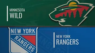 Миннесота - Нью-Йорк Рейнджерс | НХЛ обзор матчей 25.11.2019 | Minnesota Wild vs New York Rangers