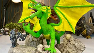 Dragon Stop Motion Animation! - Ignis The Fire Farting Dragon!