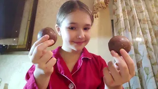 DIY marshmallow bombs tutorial in English from  9y4m old Bella