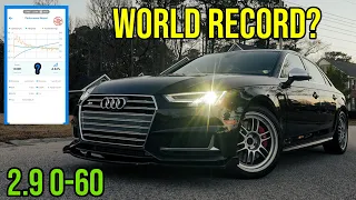 CAN A STOCK TURBO B9 S4 RUN 10s ON ALL SEASONS?!