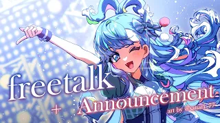 【Freetalk + Announcement】I bought a new toys in Japan. Let's talk while playing with it!!!