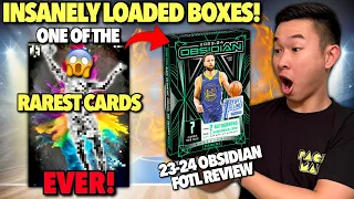 I PULLED ONE OF THE RAREST CARDS EVER! 😱🔥 2023-24 Panini Obsidian Basketball FOTL Hobby Box Review