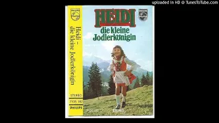 Heidi-silbern blüht ein Edelweiß