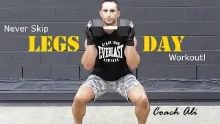 Dumbbell Legs Workout with Coach Ali - Never Miss Leg Training Day