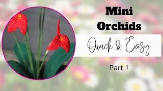 How To Crochet A Mini Orchid ( Quick & Easy Tutorial) Part 1