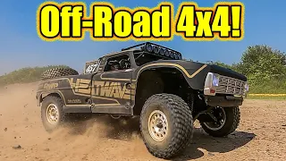 Realistic RC Desert Truck! Losi Baja Rey 2.0 Ford F100