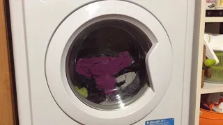 Indesit unbalanced 1000rpm spin (final rinse and final perfect balanced spin)