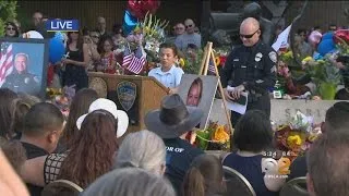 Hundreds Gather To Honor Fallen Palm Springs Police Officers