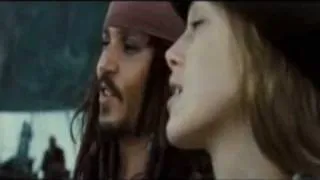 pirates of the caribbean Jack Sparrow & Elisabeth Swann "La isla bonita"