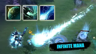 WTF mode Tinker [Infinite Mana Ball Lightning] Fountain farm in Ability draft