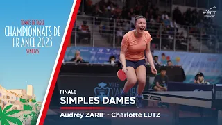 Audrey ZARIF vs Charlotte LUTZ | FINALE | FRANCE 2023