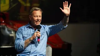 James Hetfield en el Petersen Automotive Museum en Los Angeles CA. USA. 30 de Enero 2020.