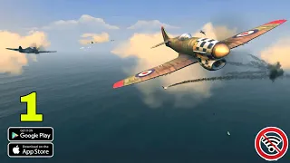 Warplanes: WW2 Dogfight - Gameplay Walkthrough (Android,iOS ) - Part 1