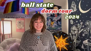 DORM ROOM TOUR🌈🌱🌞- ball state freshman dorm