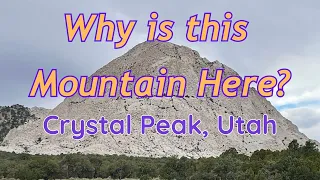 Why Is This Stark White Mountain Sitting In The Middle of Utah's West Desert: Geology Revealed!