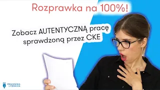 Rozprawka na 100%! Zobacz autentyczną pracę maturalną sprawdzoną przez CKE! #matura2021 #językpolski