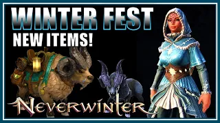 NEW ITEMS: How Best to Prepare for the Winter Festival! (2023) 4 Slot Mount Doc Update - Neverwinter