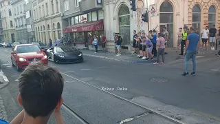 Lamborghini arriving at Old Town of Sarajevo (OneLife Rally )