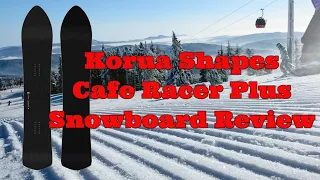 The 2024 Korua Shapes Cafe Racer Plus Snowboard Review