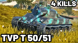 TVP T 50/51 | 8.1K DAMAGE | 4 KILLS | WOT Blitz Pro Replays