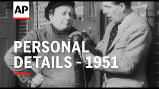 Personal Details - 1951 | The Archivist Presents | #427
