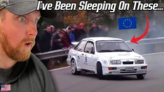 American Reacts to the Ford Sierra Cosworth Rally