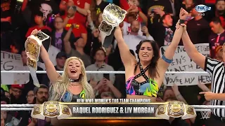 Liv Morgan & Raquel Rodriguez Nuevas Campeonas en Pareja - WWE Raw Español Latino: 10/04/2023