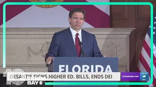 DeSantis signs 3 education-related bills into law on stop at New College of Florida