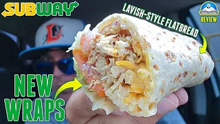 Subway® NEW WRAPS Review! 🥙 | Honey Mustard Chicken Wrap 🍯🐔 | theendorsement