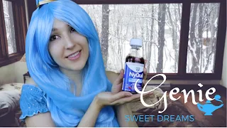 ASMR - GENIE IN A NYQUIL BOTTLE ~ Ear Massage, Cupping, "Shh", & Tongue Clicking ~