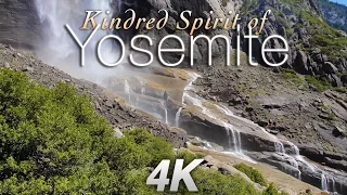 YOSEMITE WATERFALLS 4K:  "Kindred Spirit of Yosemite" Nature Relaxation Music  Video ft Deuter