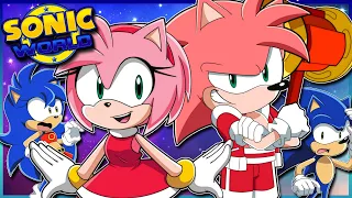 Amy and Jamey Play Sonic World (Gender Bend Sonic Verse)