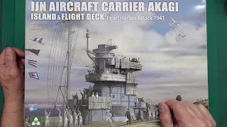 Takom 1/72 Akagi Island and Flight Deck kit.