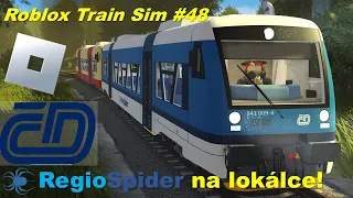 ČD RegioSpider v Robloxu! | Jízda na lokálce! | Roblox Train Sim #48