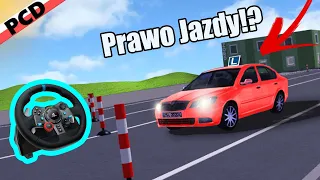 📋Prawo Jazdy w Robloxie na Kierownicy!? - Teoria i Praktyka | Polish Car Driving Roblox