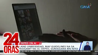 Paggamit ng artificial intelligence ng mga estudyante, pinangangambahan ng ilang propesor | 24 Oras