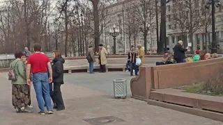 Дядя Вова мы с тобой. Протестуны на Пушкинской.