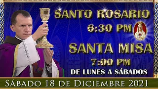 ⛪ Rosario y Santa Misa ⚜️ Sábado 18 de Diciembre 6:30 pm | Caballeros de la Virgen.