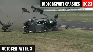 Motorsport Crashes 2023 October Week 3