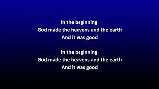 "In the Beginning" by Donut Man (Rob Evans) with Lyrics