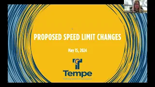 Proposed Speed Limit Changes Virtual Public Meeting