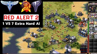 Red Alert 2 Yuri's revenge | Trinity Map I 1 Libya vs 7 Brutal AI